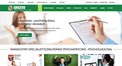 Desktop Screenshot of educatio.pl